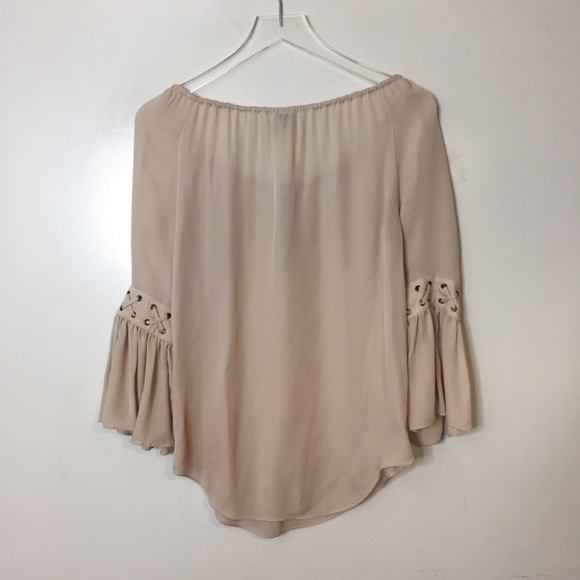 Haute Hippie Peasant Blouse. Size XS - Picture 3 of 5